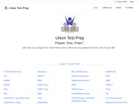Desktop screenshot for uniontestprep.com