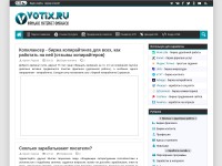 Desktop screenshot for votix.ru