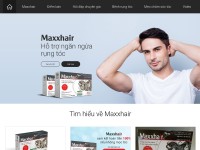 Desktop screenshot for maxxhair.vn