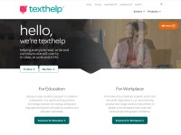 Desktop screenshot for texthelp.com