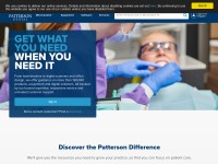 Desktop screenshot for pattersondental.com