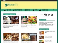Desktop screenshot for starbuckssecretmenu.net