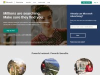 Desktop screenshot for bingads.com