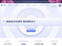 Desktop screenshot for algolia.com