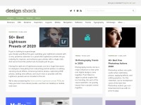 Desktop screenshot for designshack.net