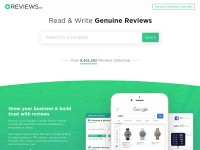 Desktop screenshot for reviews.io