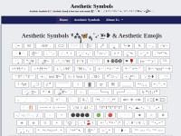 Desktop screenshot for aestheticsymbols.us