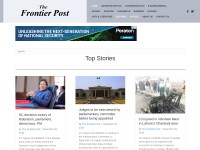 Desktop screenshot for thefrontierpost.com
