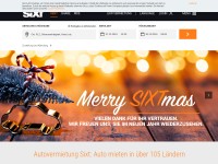 Desktop screenshot for sixt.ch