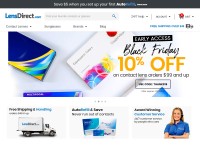 Desktop screenshot for lensdirect.com