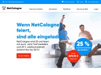 Desktop screenshot for netcologne.de