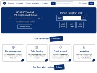 Desktop screenshot for hostboxonline.com
