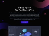 Desktop screenshot for officialiqtest.org
