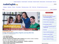 Desktop screenshot for audioenglish.org