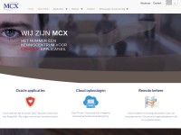 Desktop screenshot for mcx.nl