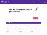 Desktop screenshot for singlecare.com