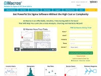 Desktop screenshot for qimacros.com