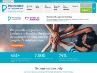 Desktop screenshot for drugfree.org