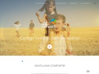 Desktop screenshot for santillanacompartir.com