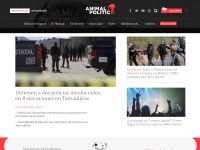 Desktop screenshot for animalpolitico.com