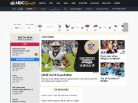 Desktop screenshot for nbcsports.com