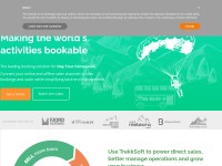 Desktop screenshot for trekksoft.com