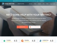 Desktop screenshot for domywriting.com