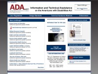 Desktop screenshot for ada.gov