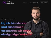 Desktop screenshot for marving-webdesign.de