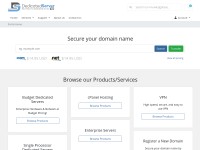 Desktop screenshot for dedicatedserver.io