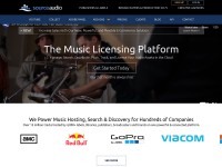 Desktop screenshot for sourceaudio.com