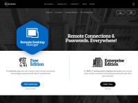 Desktop screenshot for remotedesktopmanager.com