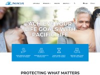 Desktop screenshot for pacificlife.com