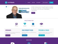Desktop screenshot for healthequity.com