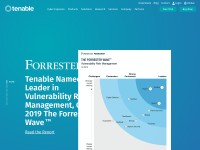 Desktop screenshot for tenable.com