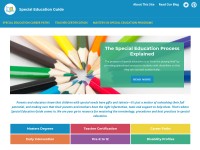 Desktop screenshot for specialeducationguide.com