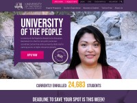 Desktop screenshot for uopeople.edu