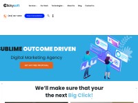 Desktop screenshot for clickysoft.com