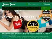 Desktop screenshot for karnavatiescorts.com