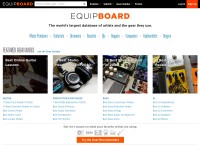 Desktop screenshot for equipboard.com