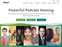 Desktop screenshot for libsyn.com