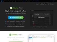 Desktop screenshot for utorrent.com
