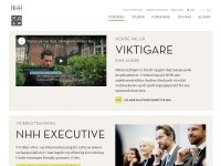 Desktop screenshot for nhh.no