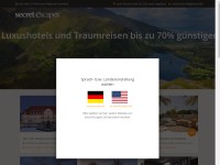 Desktop screenshot for secretescapes.de