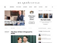 Desktop screenshot for hespokestyle.com