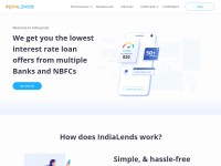 Desktop screenshot for indialends.com