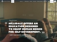 Desktop screenshot for hillsdale.edu