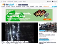 Desktop screenshot for infostart.hu