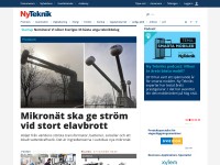 Desktop screenshot for nyteknik.se
