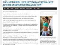 Desktop screenshot for iorganifireviews.com